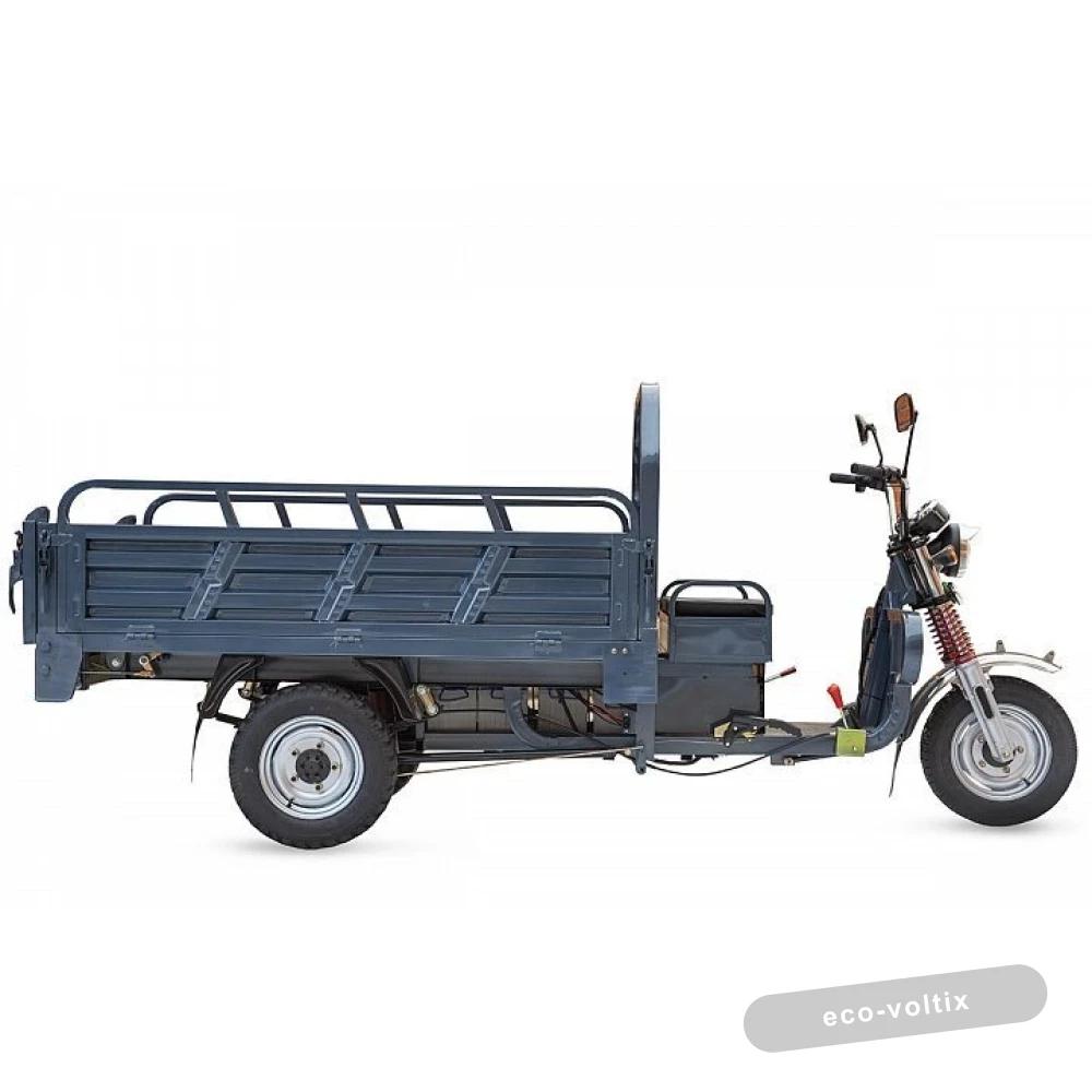 Грузовой электротрицикл Rutrike Титан 2000 ГИДРАВЛИКА 60V1500W серый