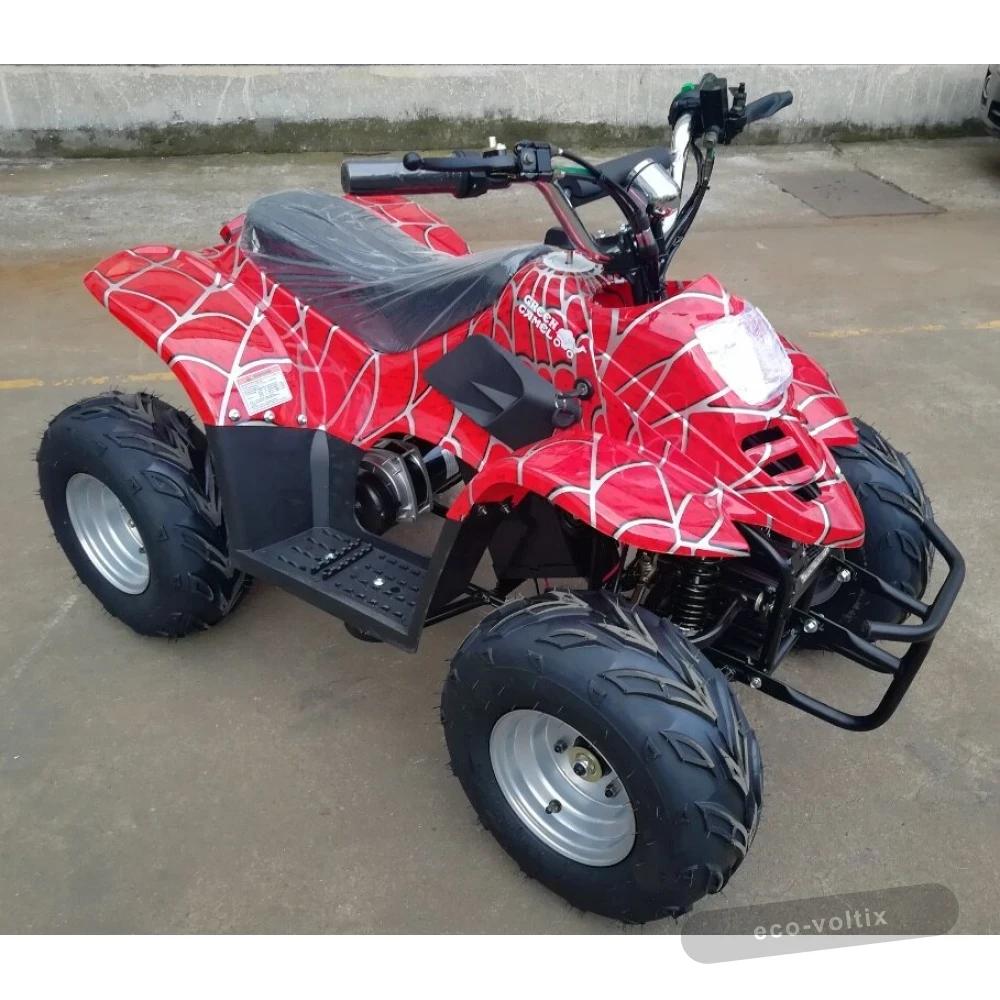Электроквадроцикл GreenCamel Гоби K50 (36V 800W R7 Цепной привод) Красный паук