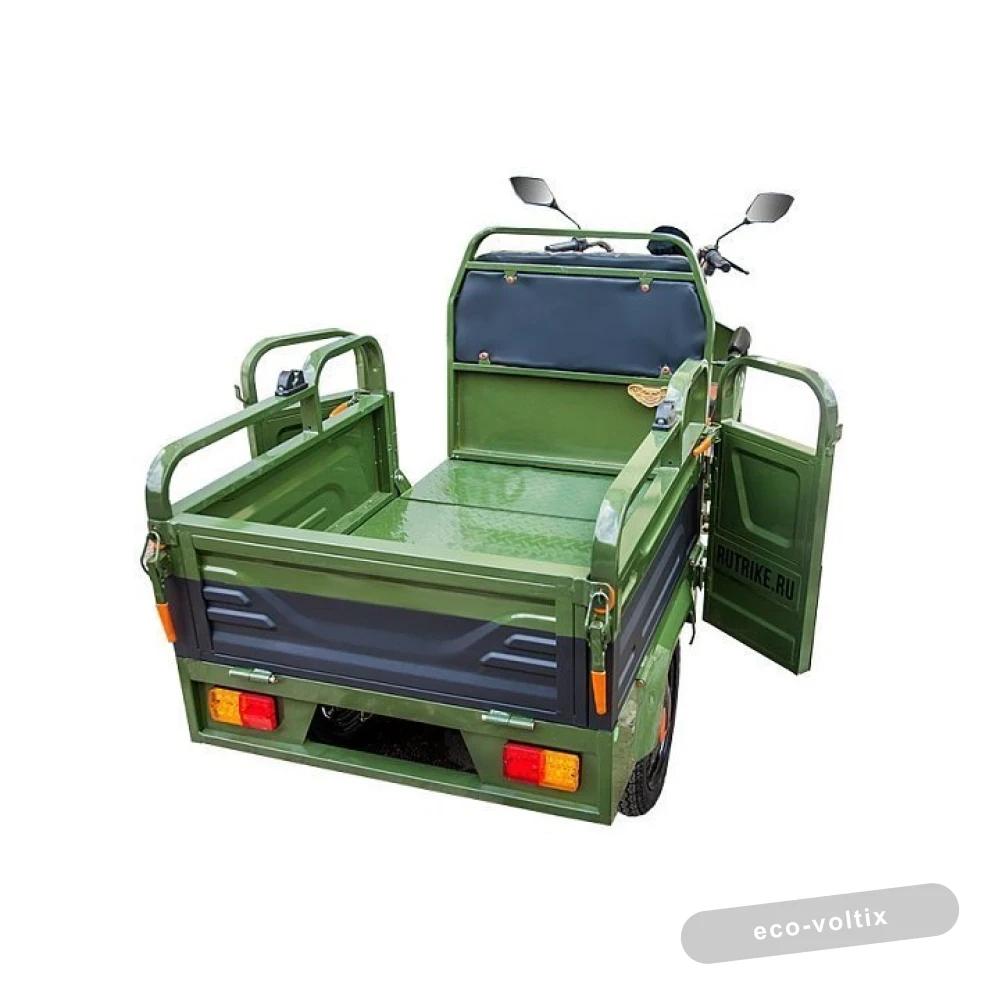 Грузовой электротрицикл Rutrike Вояж-П 1200 Трансформер 60V800W Зеленый