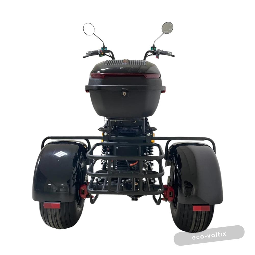 Электроскутер CITYCOCO X7 Pro TRIKE Черный глянец