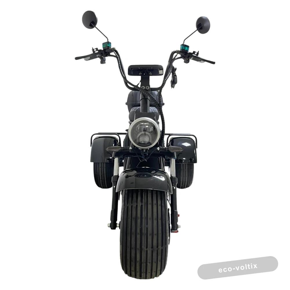 Электроскутер CITYCOCO X7 Pro TRIKE Черный глянец