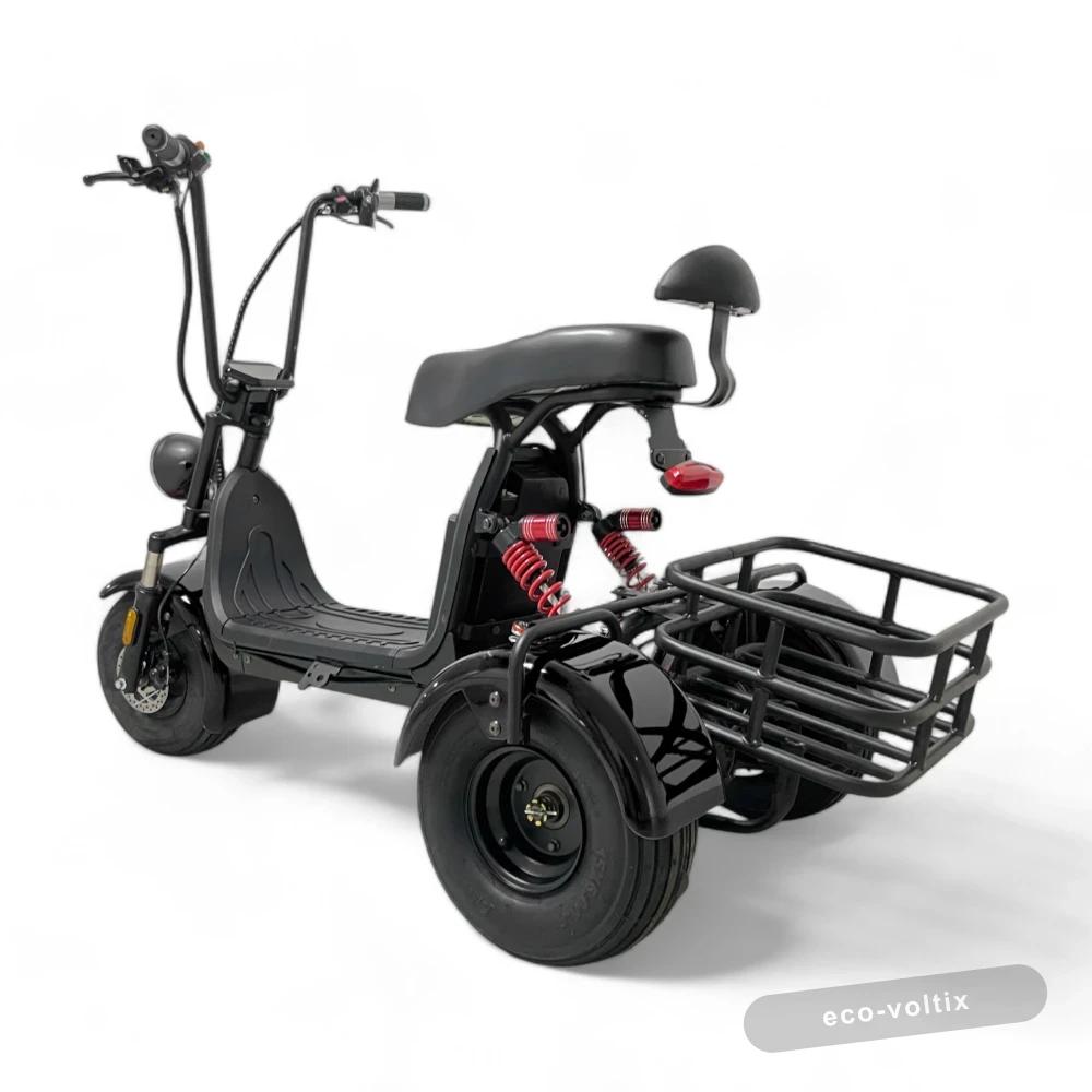 Электротрицикл CityCoco X5 trike mini черный