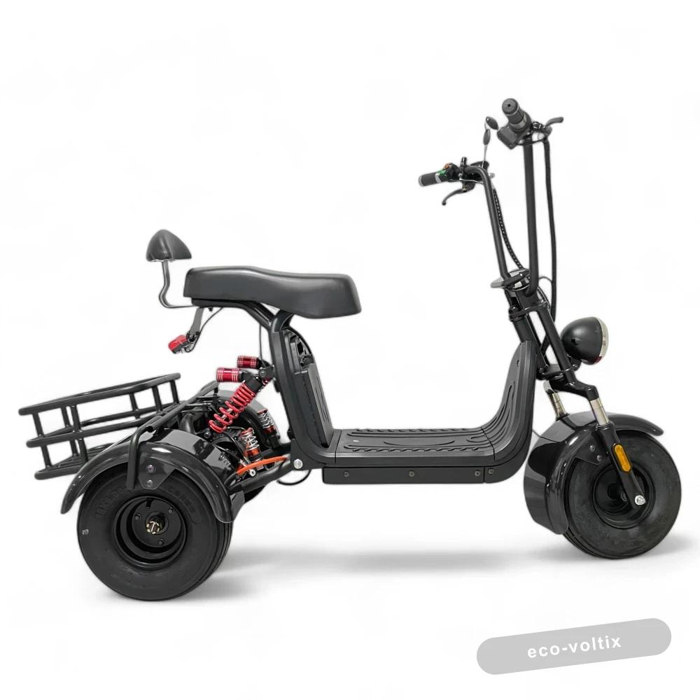 Электротрицикл CityCoco X5 trike mini черный