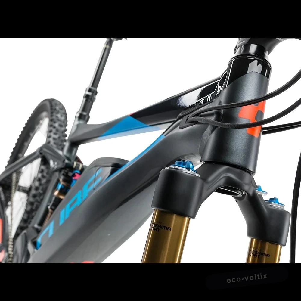 Электровелосипед Cube Stereo Hybrid 140 HPA SL 500 27.5+ 2017 черно-синий