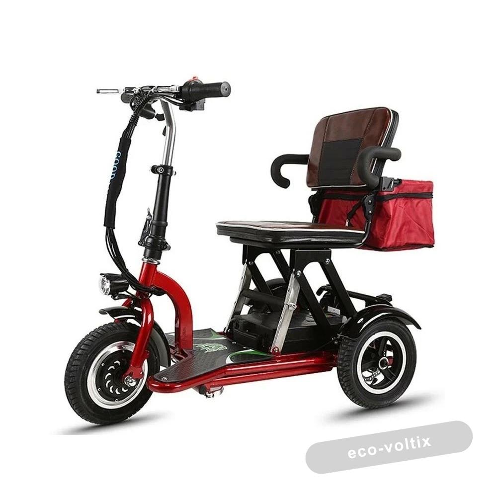 Электротрицикл Elbike Адъютант A1 SLA 48V 20Ah Trike красный