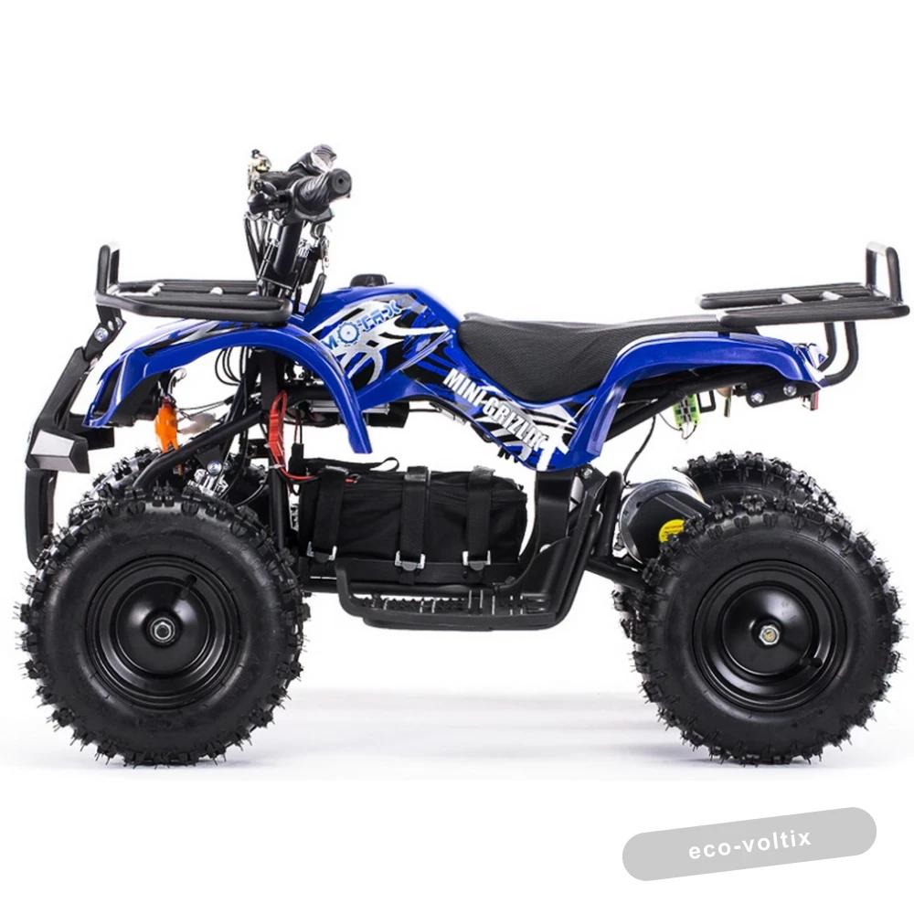 Электроквадроцикл MOTAX Mini Grizlik X-16 1000W синий