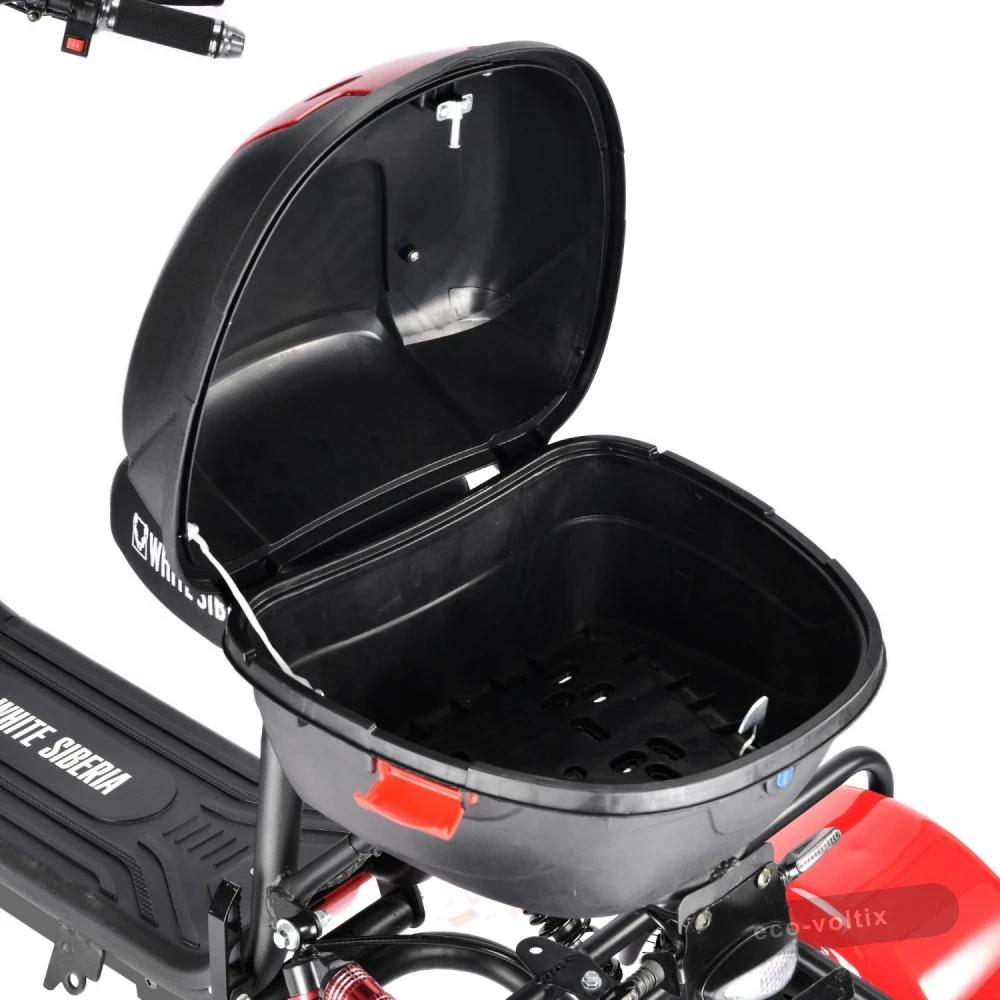 Электроскутер CityCoco WHITE SIBERIA TRIKE MINI RED 1500W