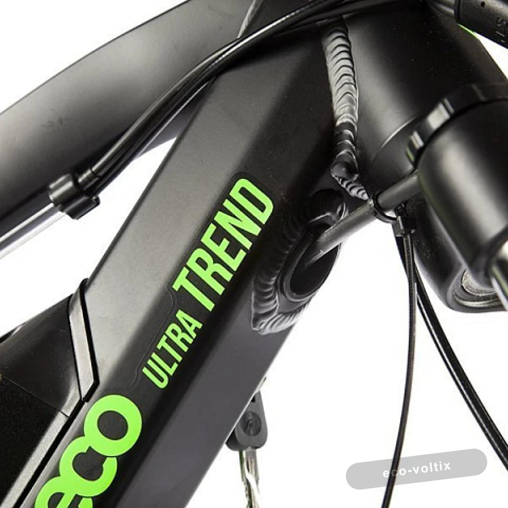 Электровелосипед Eltreco Ultra Trend черно-зеленый