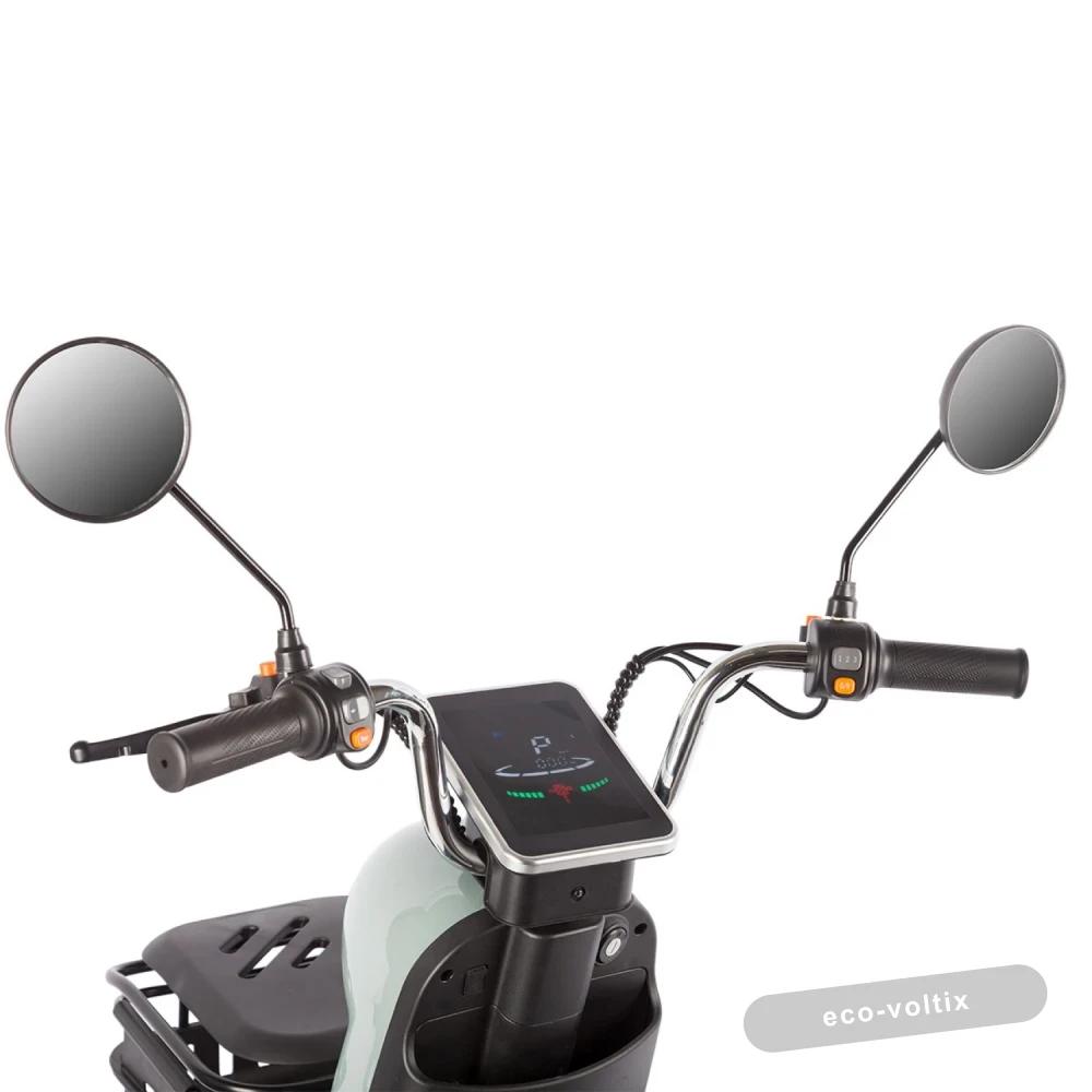 Электротрицикл Rutrike Gelbert Beta 48V/60V 800Вт Зелено-белый