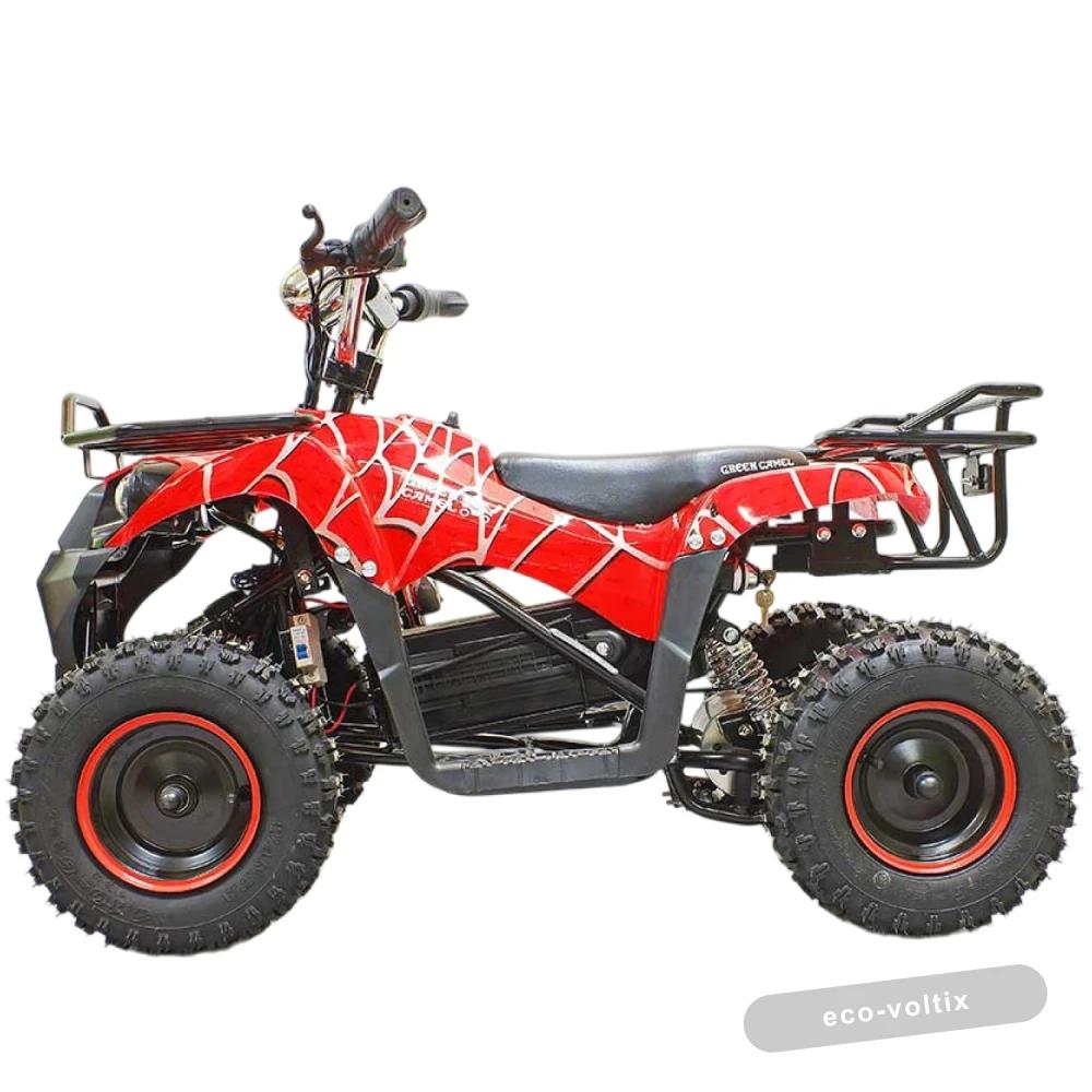 Электроквадроцикл GreenCamel Гоби K400 (36V 800W R6 Цепной привод) Красный паук