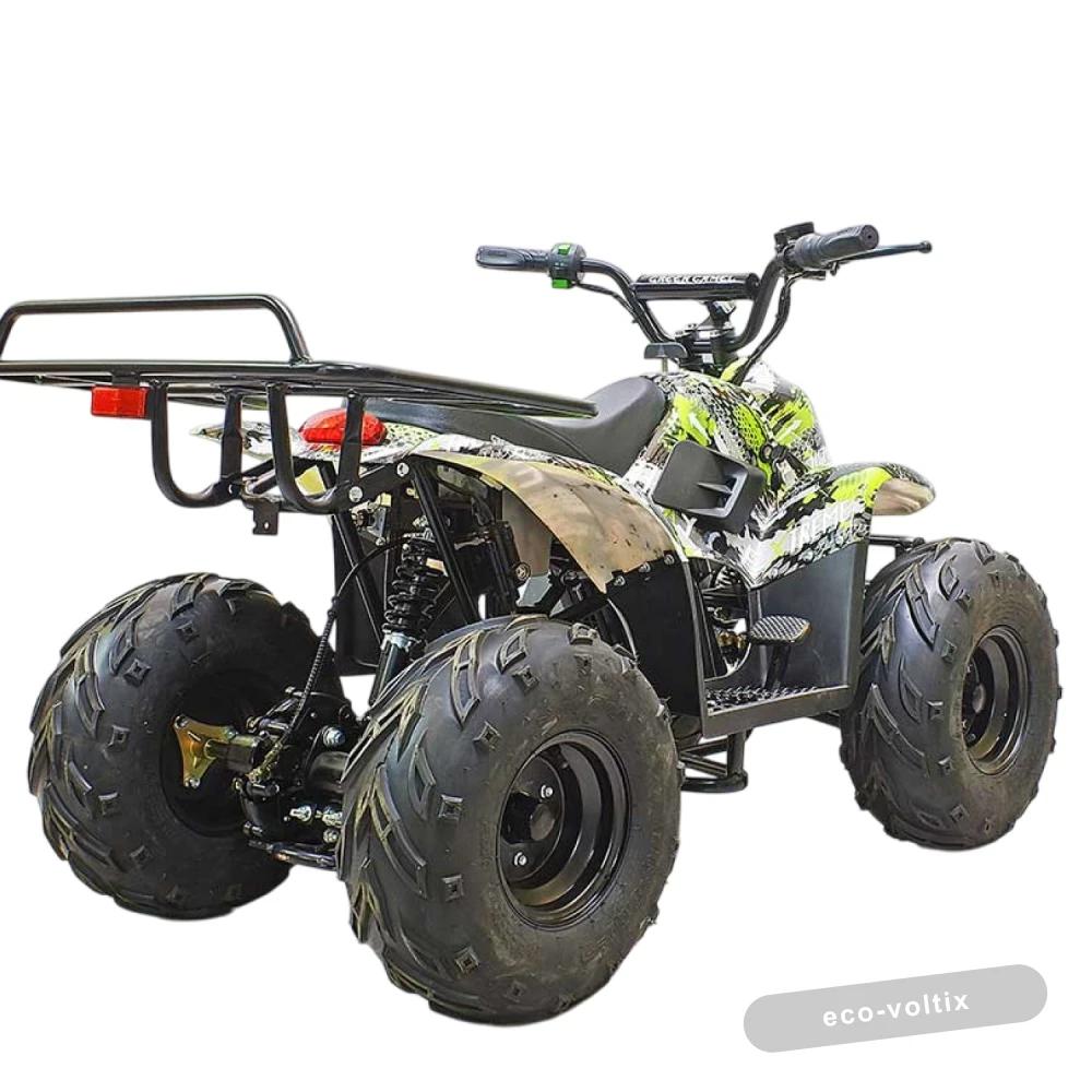 Электроквадроцикл GreenCamel Гоби K51 (36V 800W R7 Цепь) ножной тормоз Зеленый