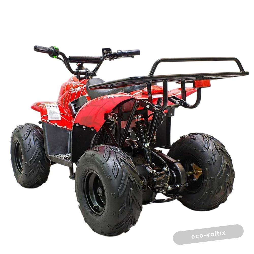 Электроквадроцикл GreenCamel Гоби K51 (36V 800W R7 Цепь) ножной тормоз Красный