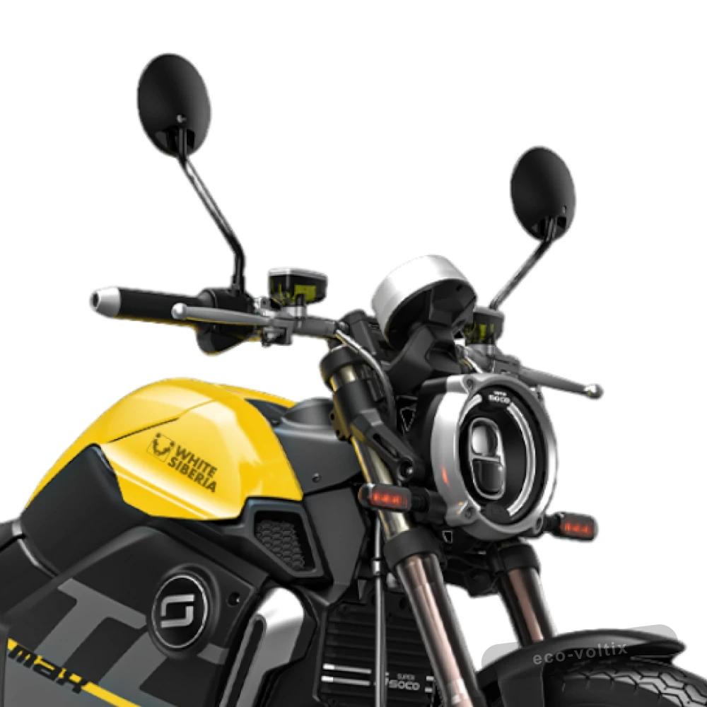 Электромотоцикл WHITE SIBERIA SUPER SOCO TC MAX (Жёлтый)
