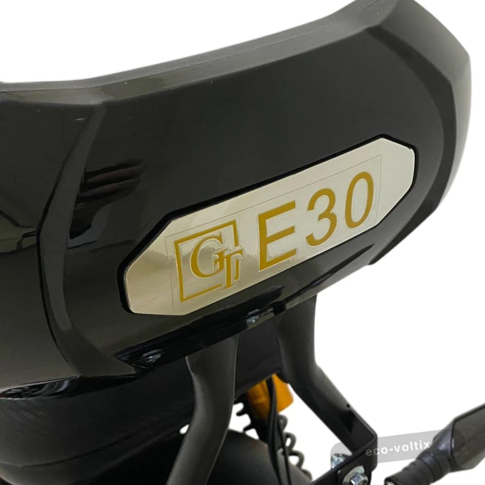 Электроскутер Citycoco GT E30 черный глянец