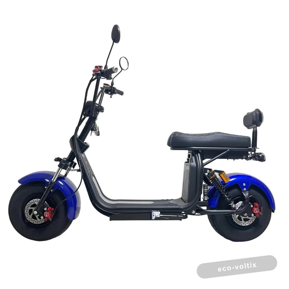 Электроскутер Citycoco GT X7 PRO Синий (2000W)