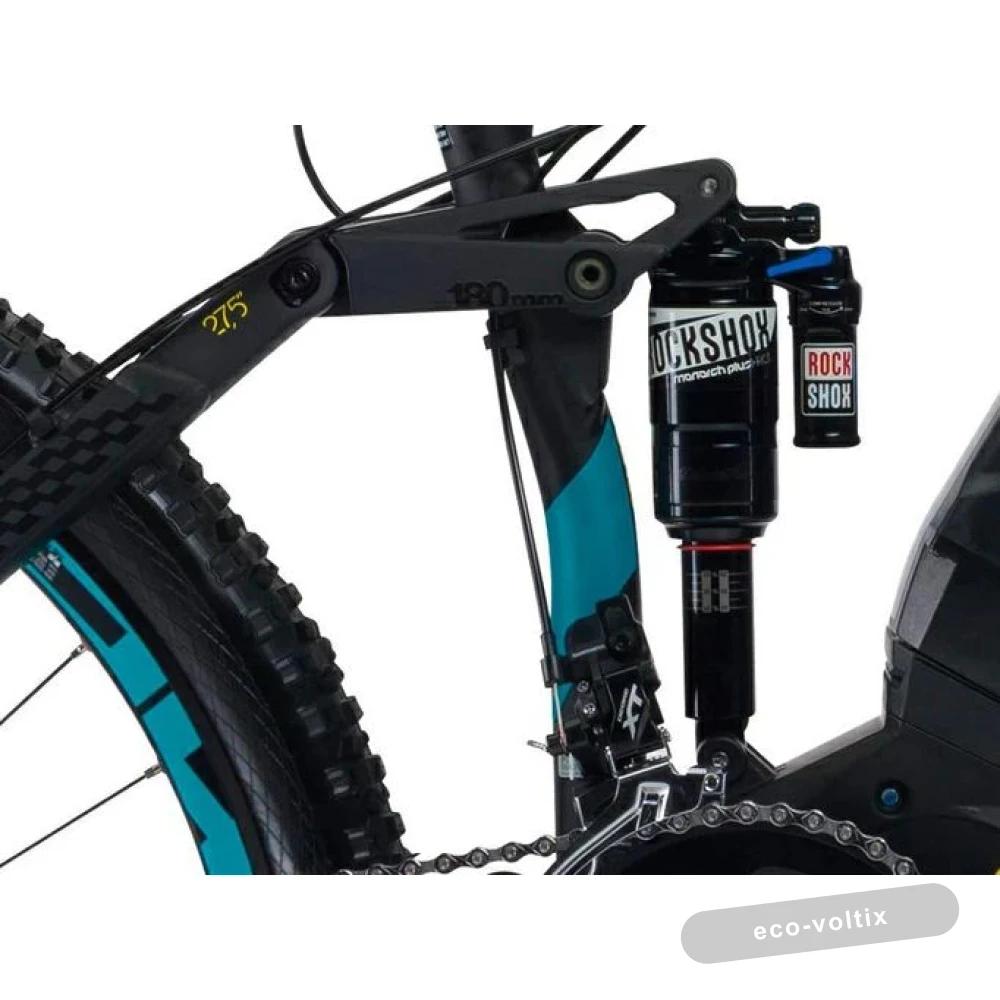 Электровелосипед Haibike SDURO Nduro 6.0 черно-голубой