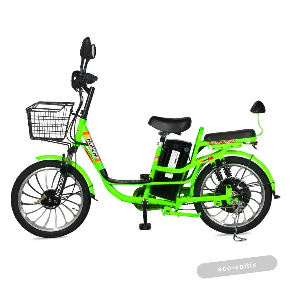 Электровелосипед Jetson HUACHI V20 (48V12Ah) cалатовый