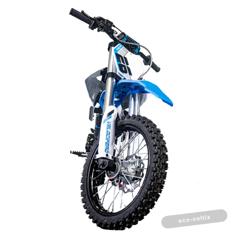 Электромотоцикл детский Velocifero KIDS BIKE 14-12 (1000W) (Blue)