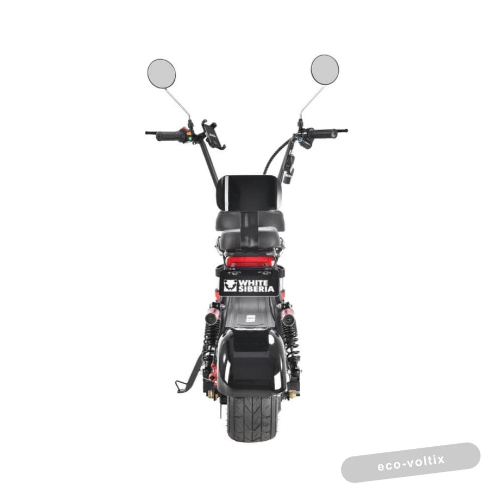 Электроскутер CityCoco White Siberia Mini R 1200W Черный