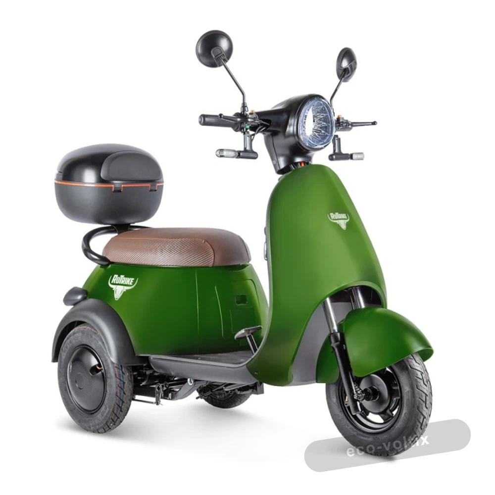 Электрический трицикл Rutrike Радиус Зеленый