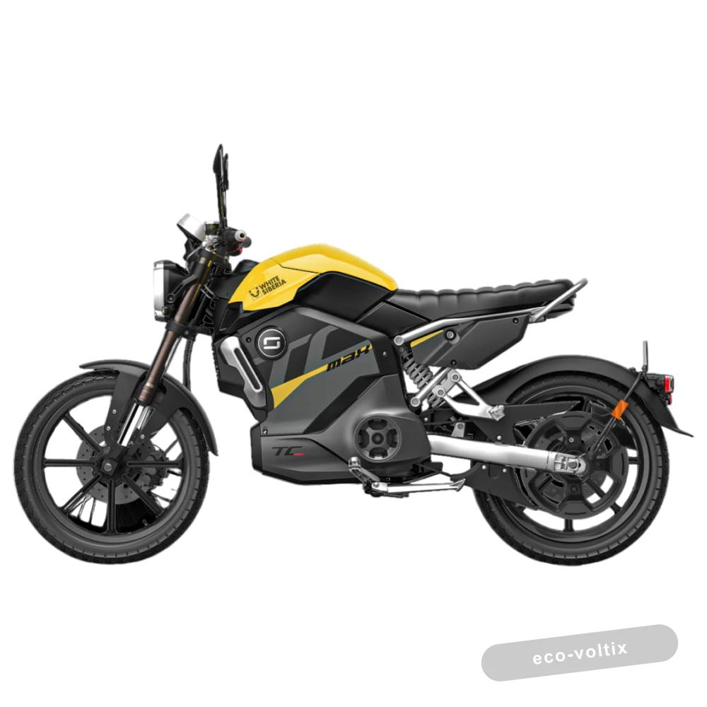 Электромотоцикл WHITE SIBERIA SUPER SOCO TC MAX (Жёлтый)