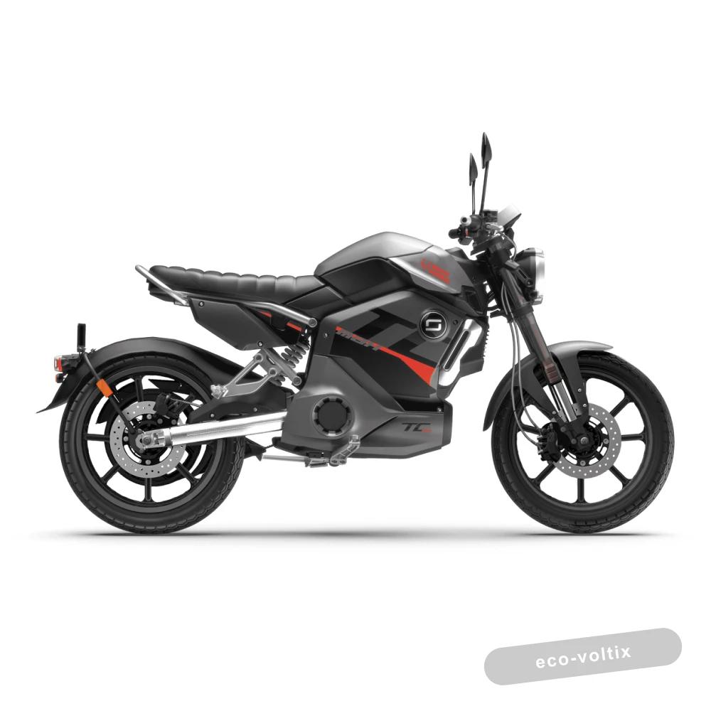 Электромотоцикл WHITE SIBERIA SUPER SOCO TC MAX (Черный)