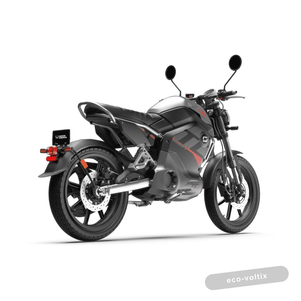 Электромотоцикл WHITE SIBERIA SUPER SOCO TC MAX (Черный)