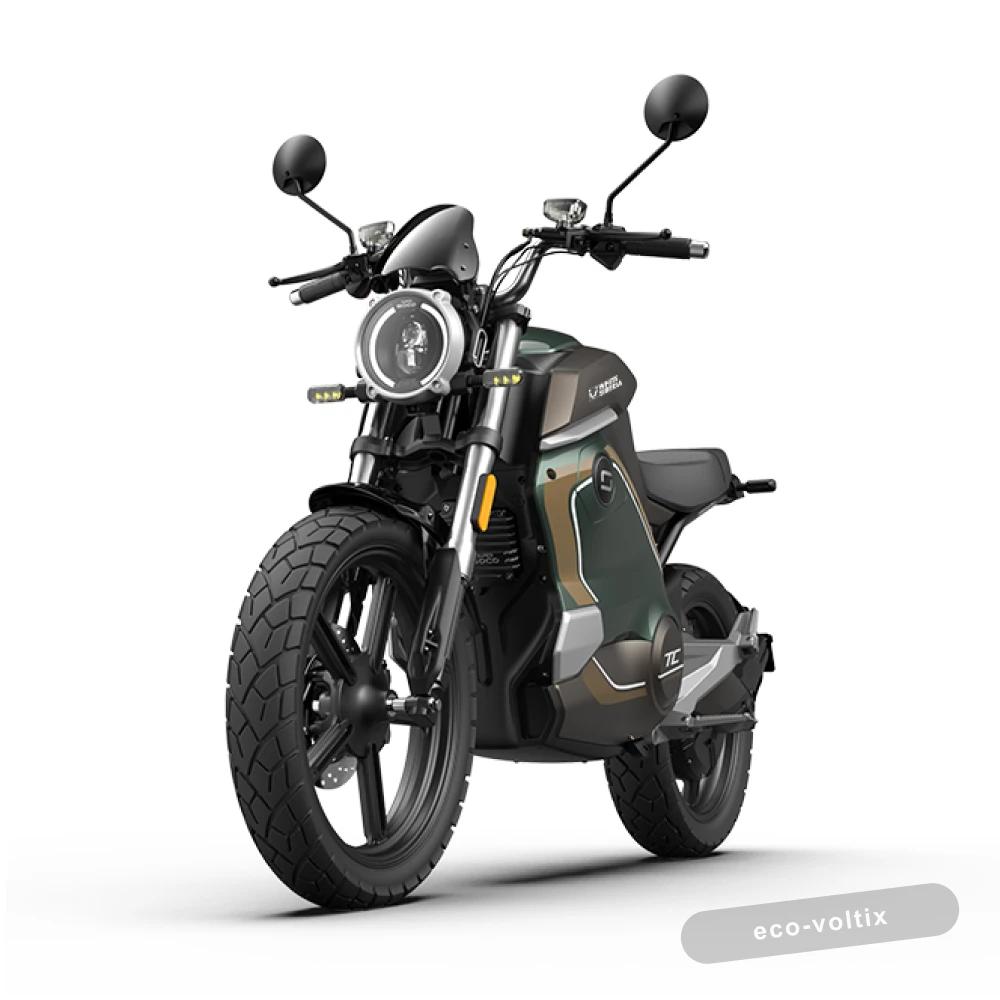 Электромотоцикл WHITE SIBERIA SUPER SOCO TC WANDERER (Зеленый)