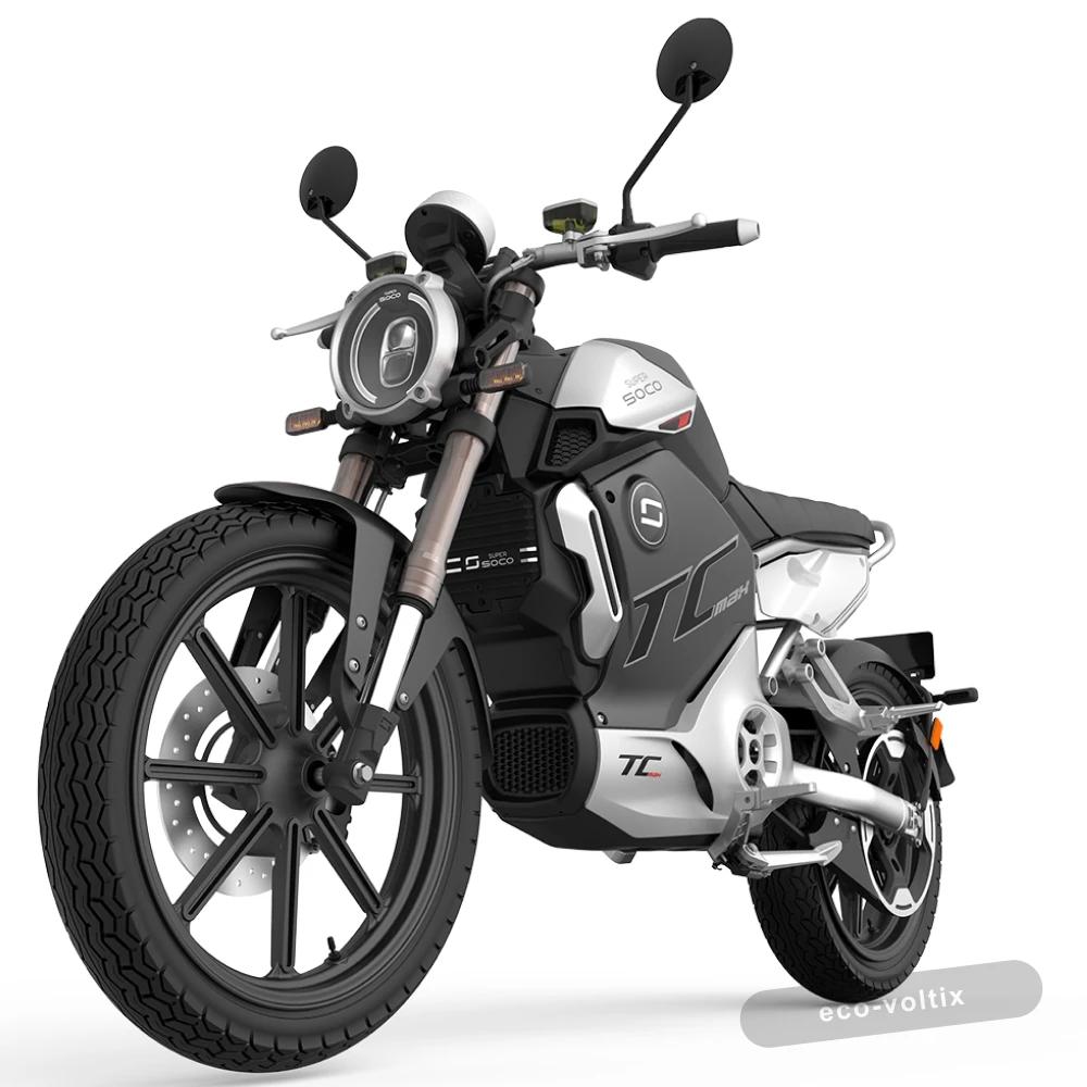 Электромотоцикл Super Soco TC Max 2021 (CBS brake) (Литые диски)