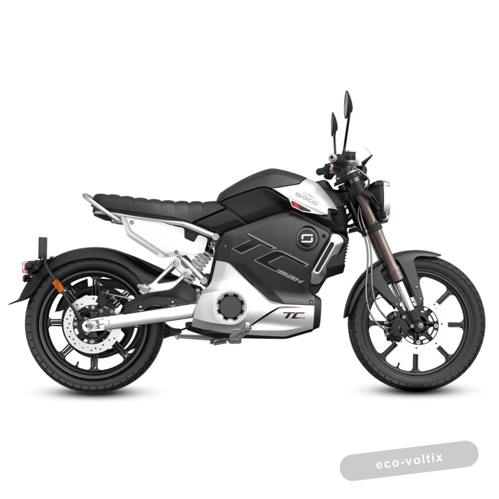 Электромотоцикл Super Soco TC Max 2021 (CBS brake) (Литые диски)