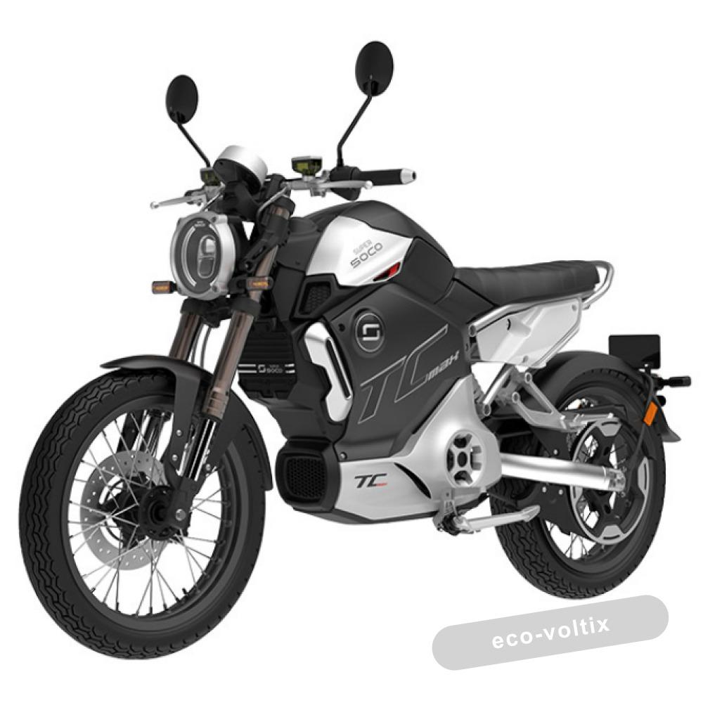 Электромотоцикл Super Soco TC Max 2021 (CBS brake) (Спицы)