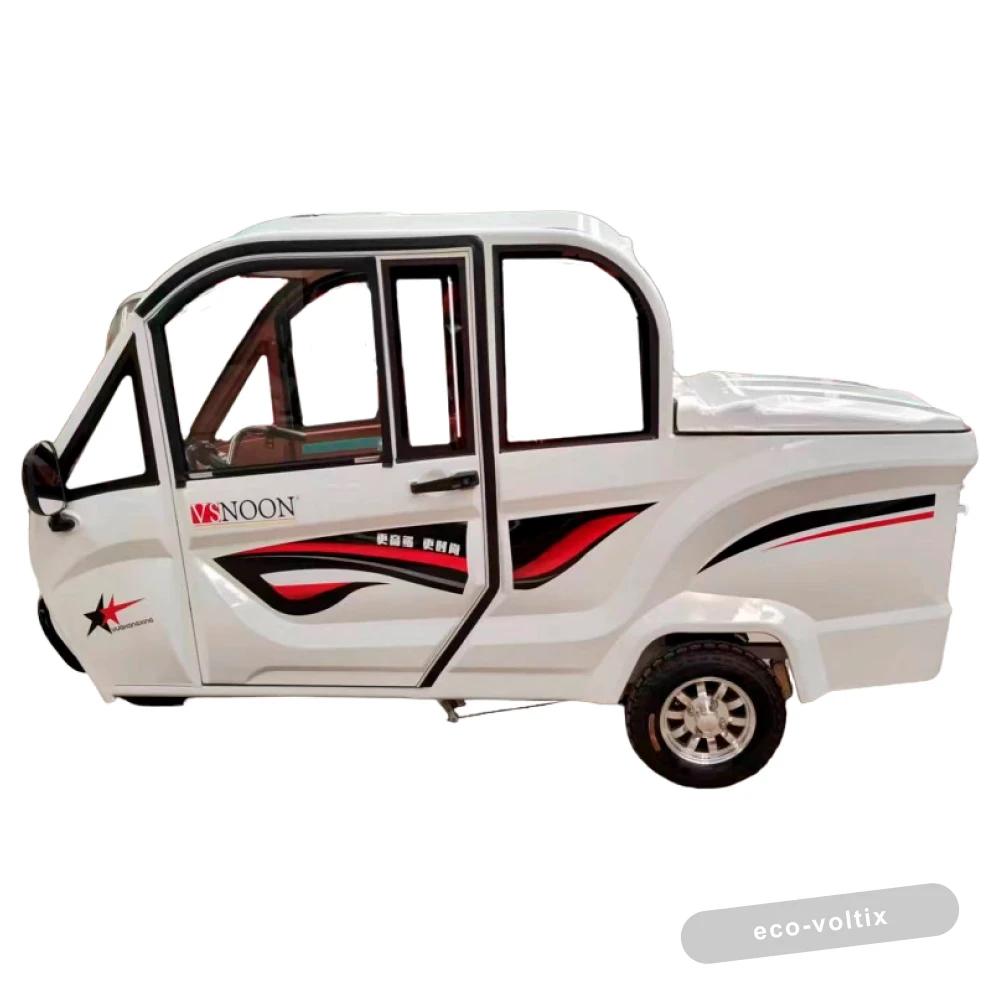 Электротрицикл GreenCamel Шторм Пикап (60V 1500W) кабина, кузов, понижающая