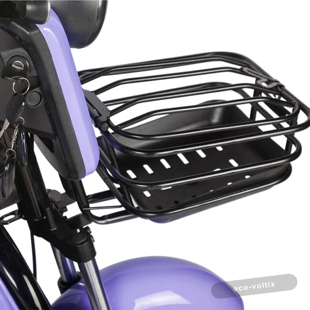 Электротрицикл Rutrike Gelbert Vega 48V/60V 600Вт Фиолетовый