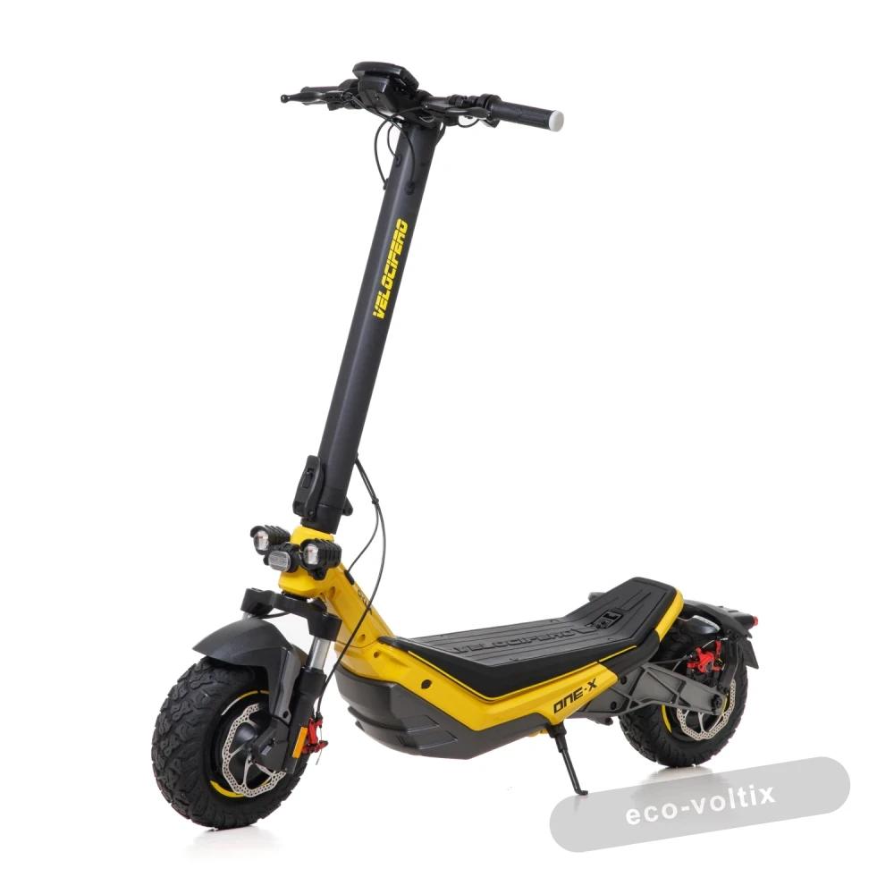 Электросамокат Velocifero ONE-X 500W*2 (Yellow-Black)