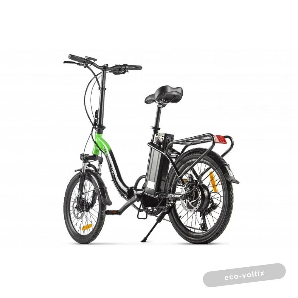 Электровелосипед Volteco FLEX черно-зеленый