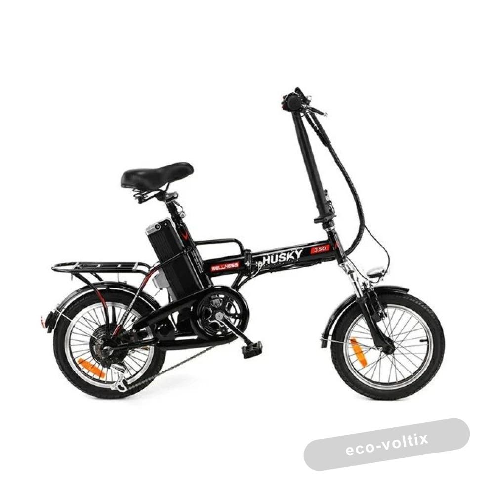 Электровелосипед Wellness HUSKY 350 черно-красный