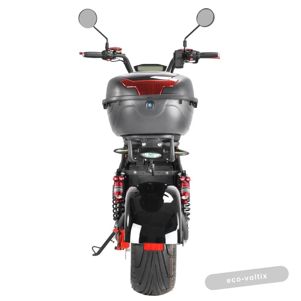 Электроскутер Cityсoco WHITE SIBERIA PRO MAX + 3950W 21AH Черный
