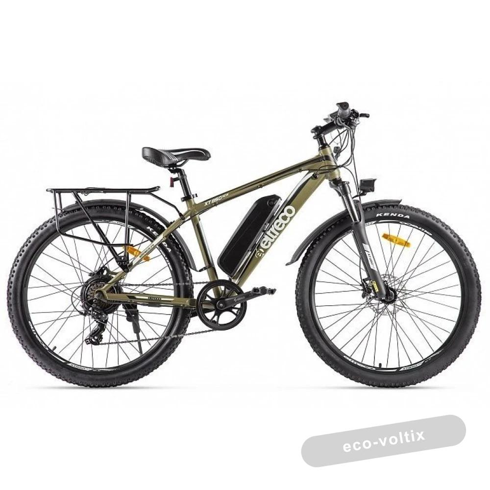 Электровелосипед велогибрид Eltreco XT 850 new (Хаки)