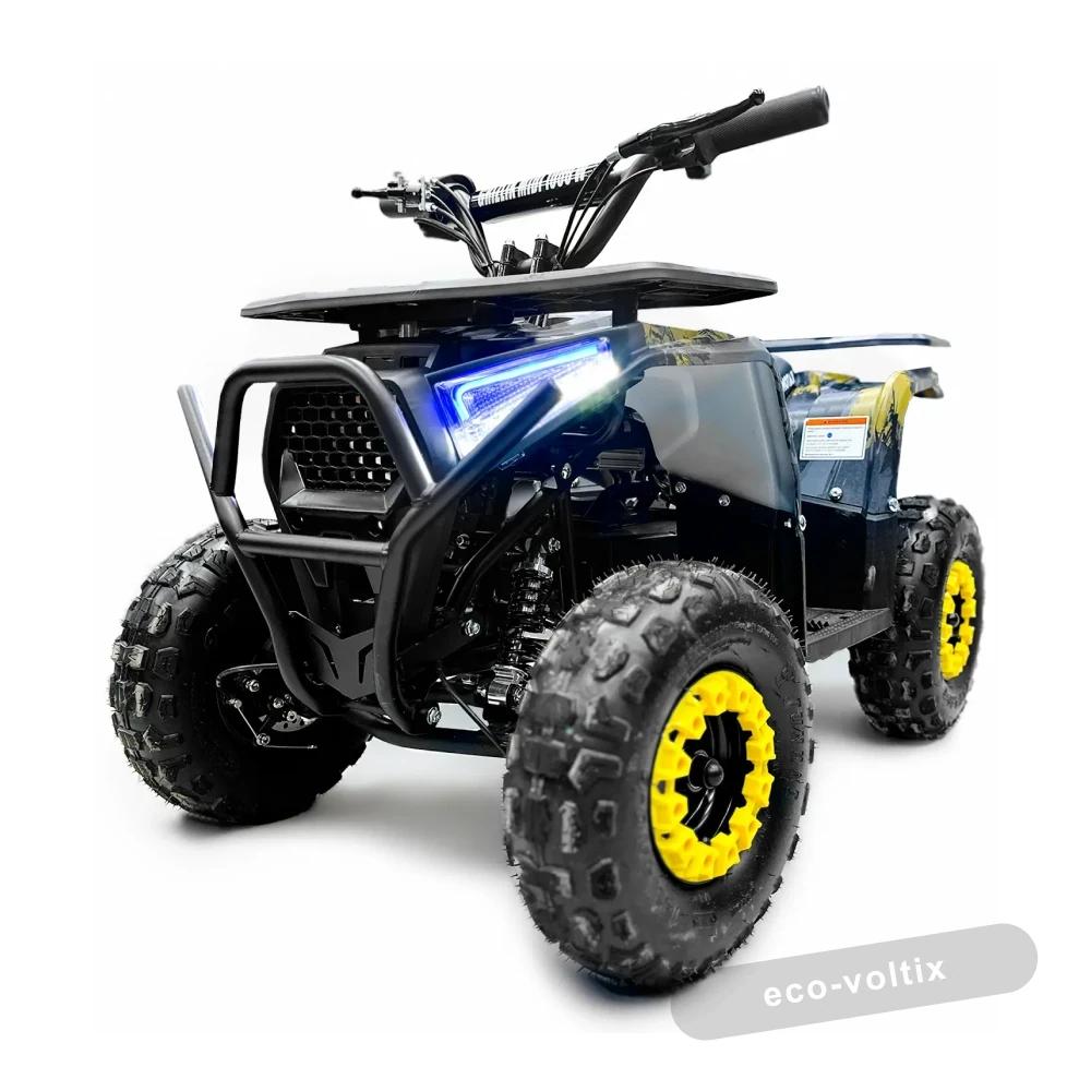 Электроквадроцикл MOTAX Grizlik Midi E1000 BW Желтый камуфляж